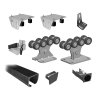 SGN.01.KIT.6.450.P — SGN.01.KIT.6.450 комплект для откатных ворот 6 м до 450 кг с полимерными роликами